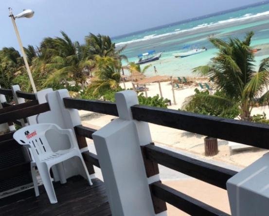 Hotel Blue Reef Frente Al Mar Mahahual Zewnętrze zdjęcie