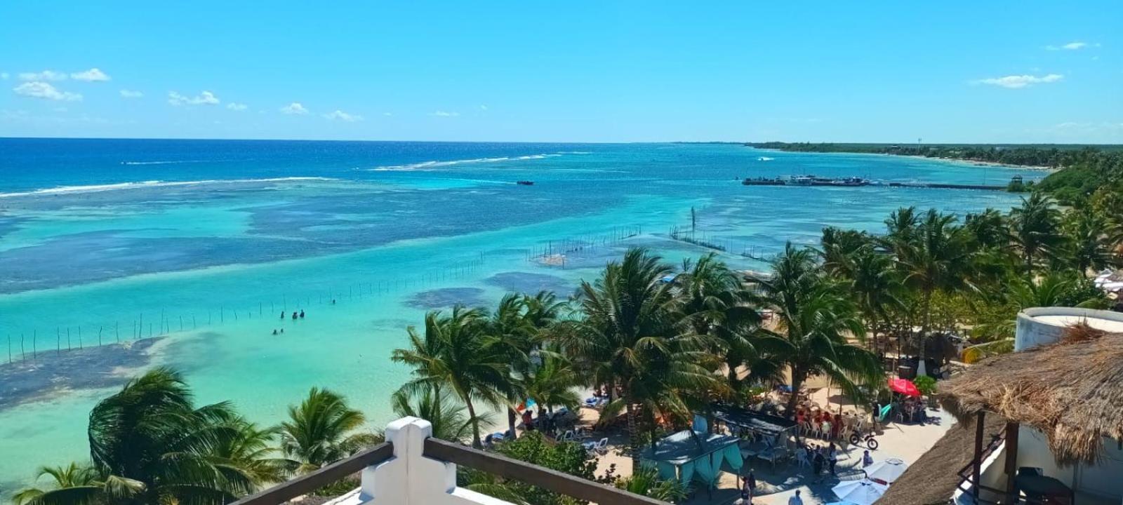 Hotel Blue Reef Frente Al Mar Mahahual Zewnętrze zdjęcie