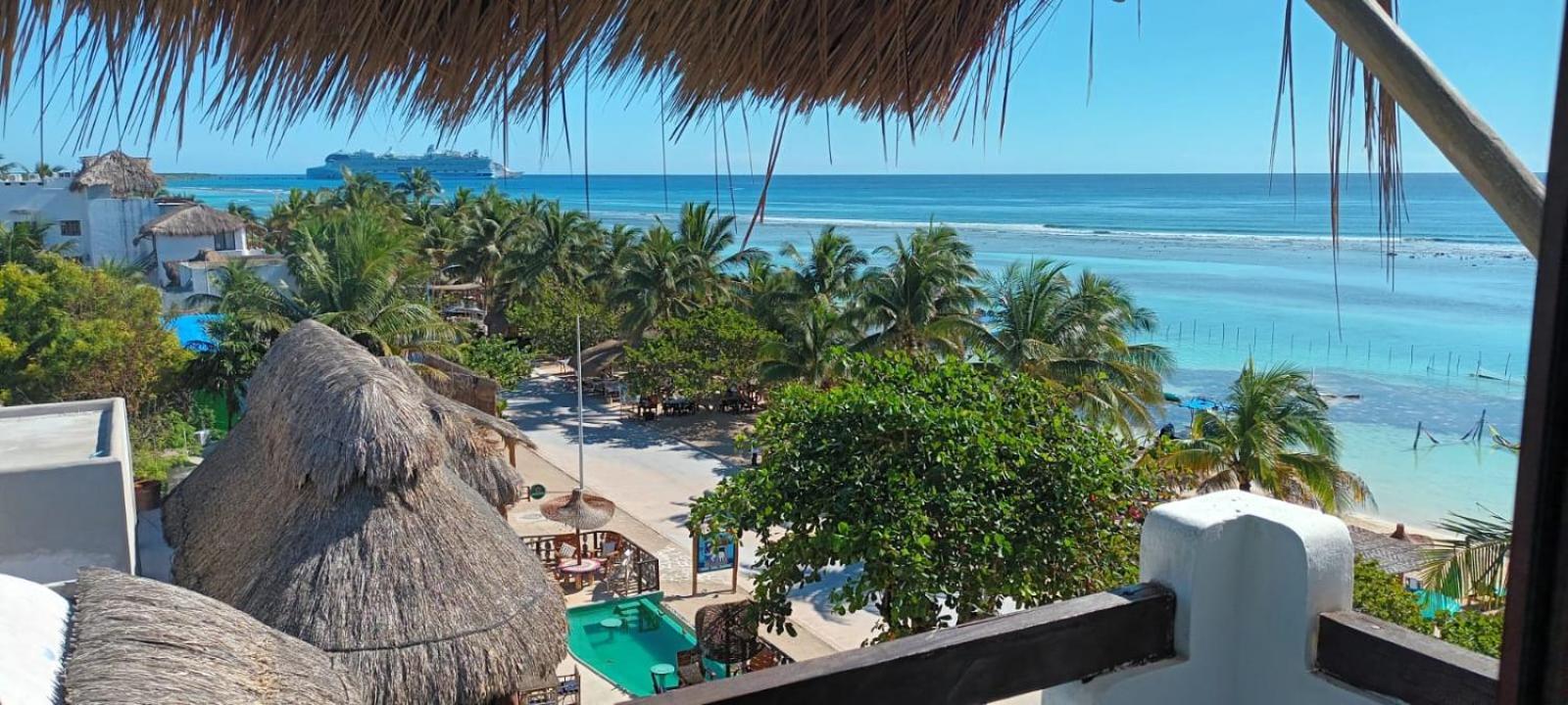 Hotel Blue Reef Frente Al Mar Mahahual Zewnętrze zdjęcie