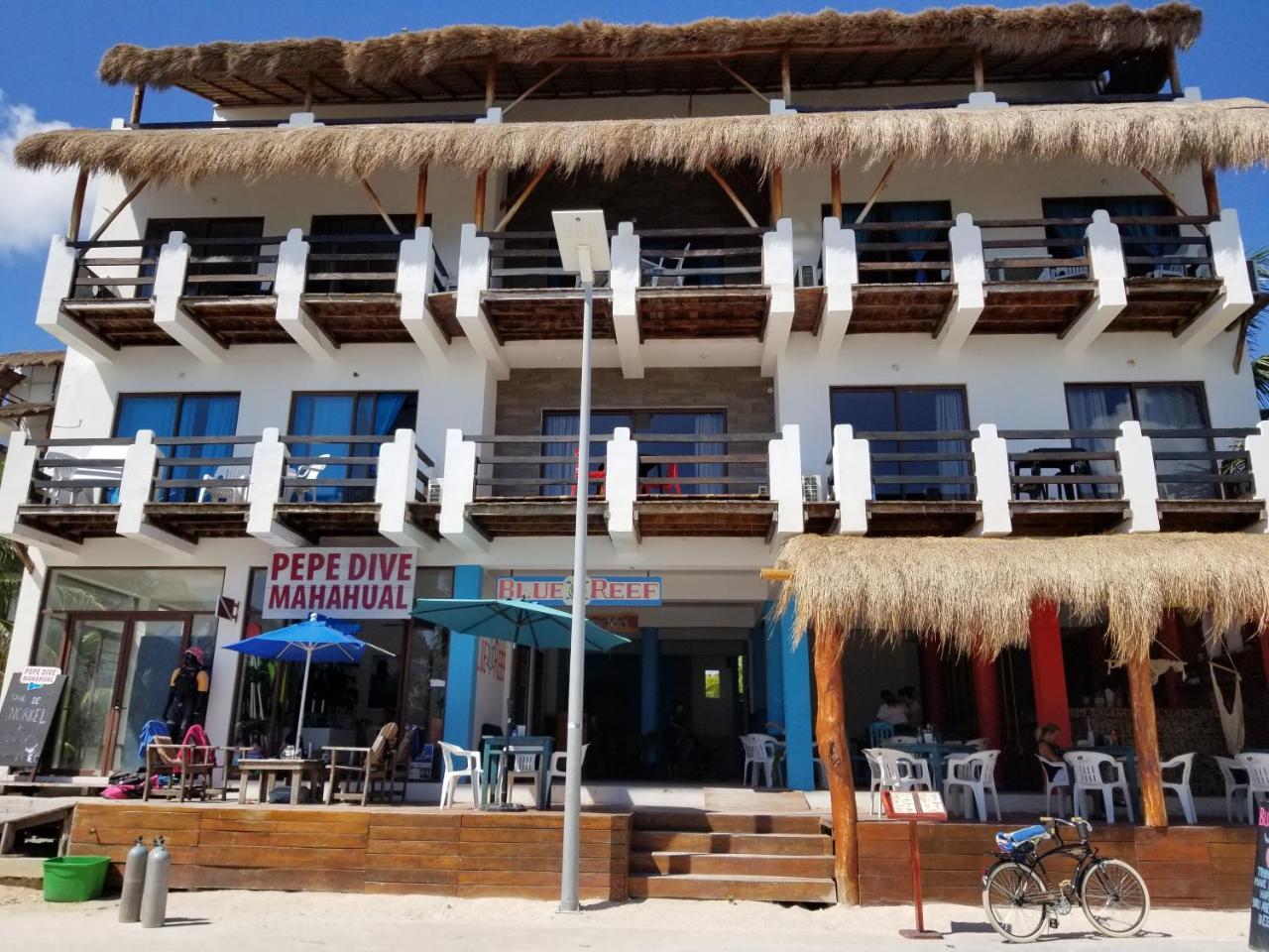 Hotel Blue Reef Frente Al Mar Mahahual Zewnętrze zdjęcie