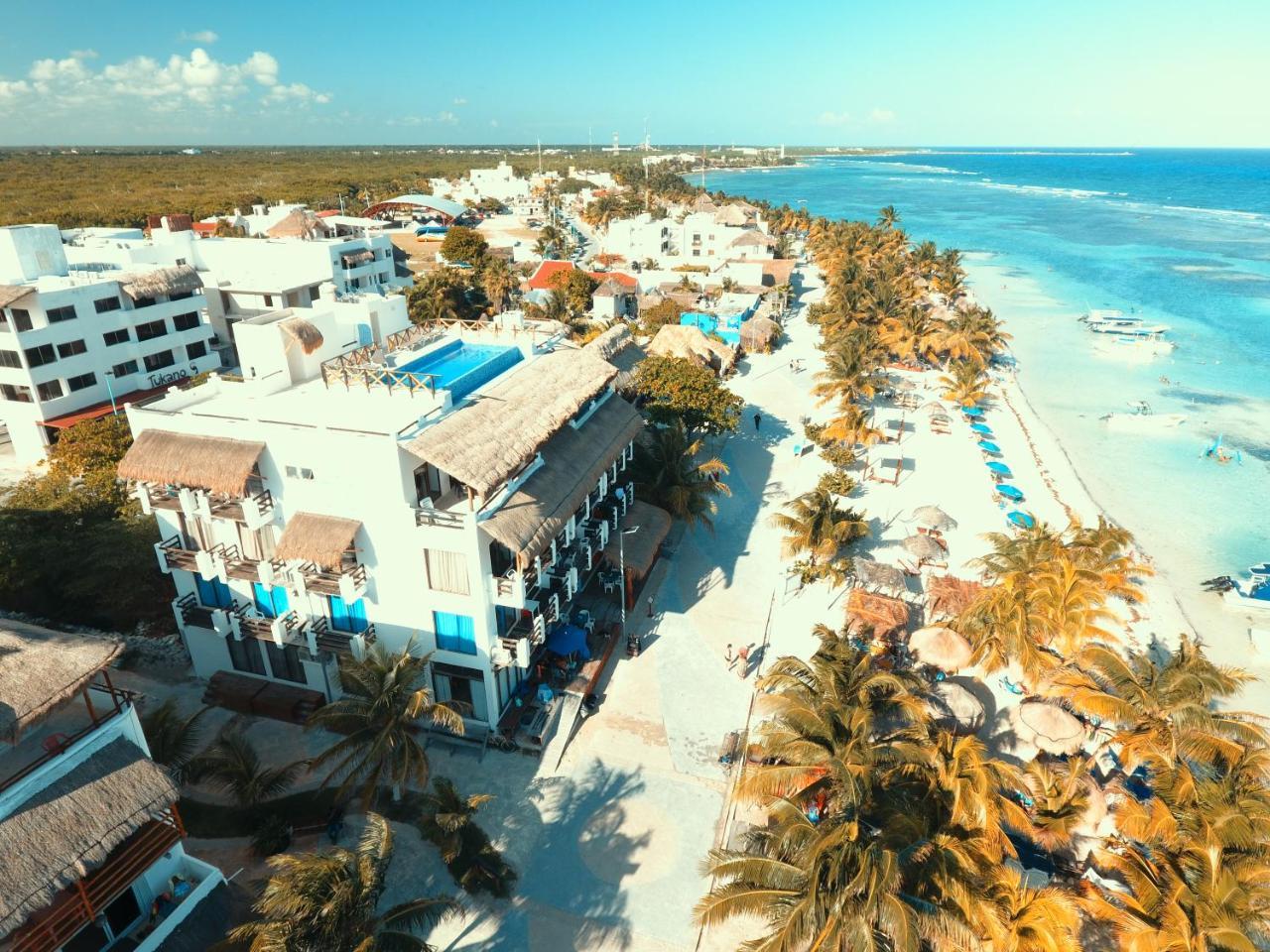 Hotel Blue Reef Frente Al Mar Mahahual Zewnętrze zdjęcie